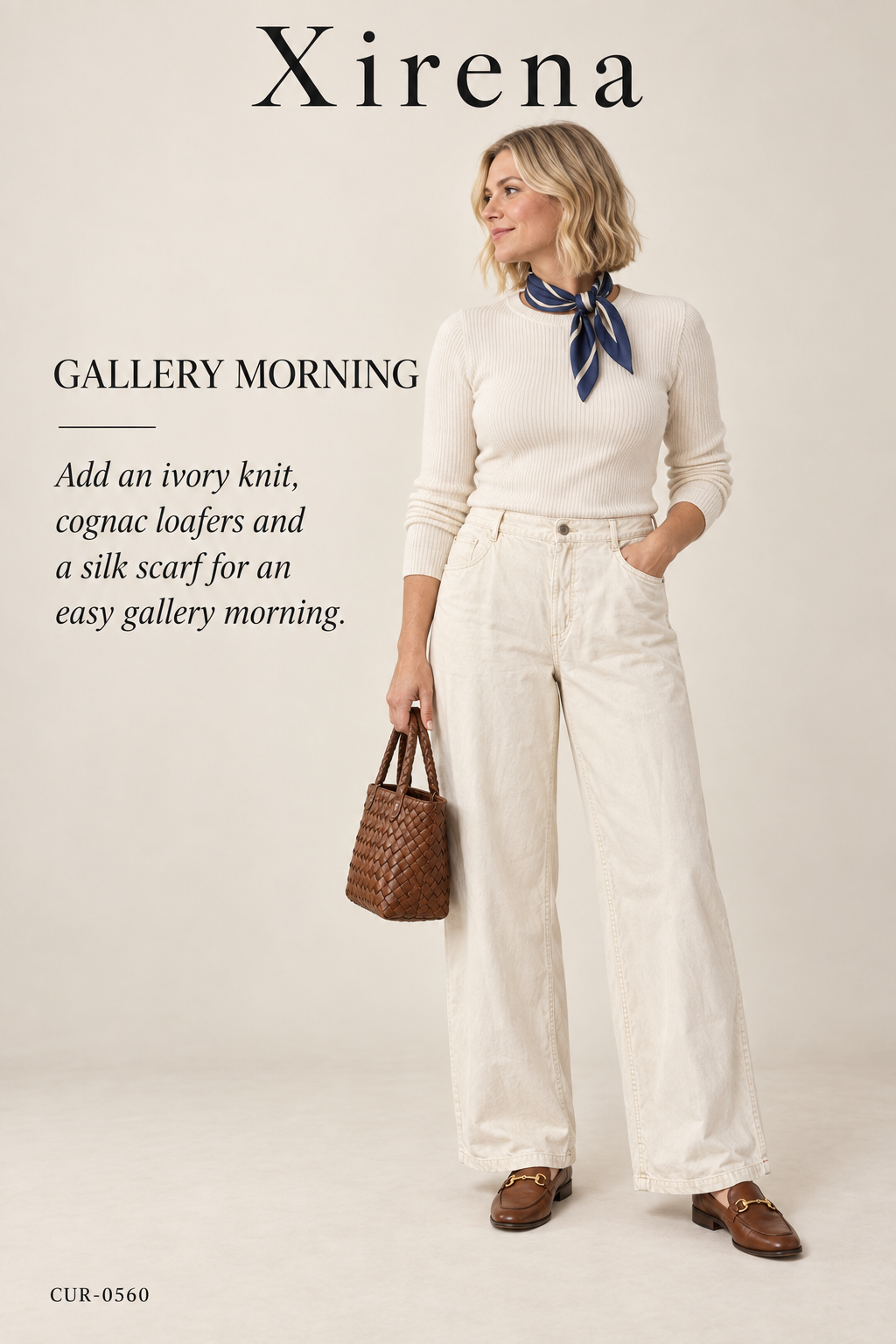 Xirena Nixon Denim Pant — Ecru