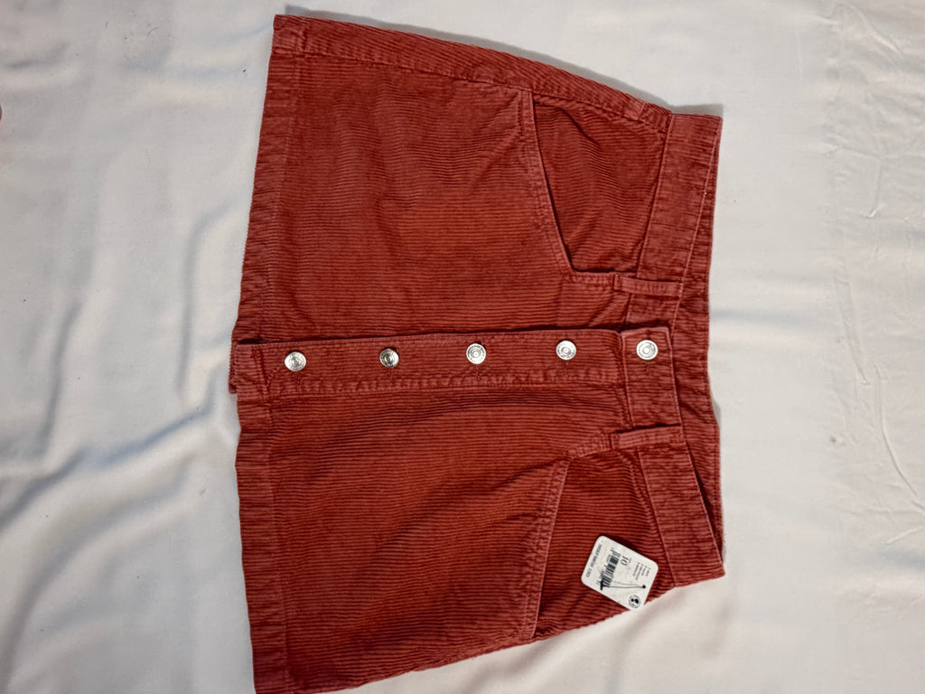 Free People Ray Corduroy Mini Skirt – Myrrh – detail view 2