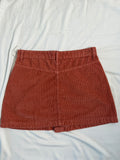 Free People Ray Corduroy Mini Skirt – Myrrh – front