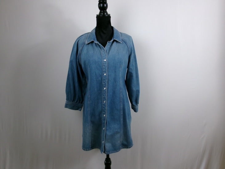 Veronica Beard Jeans Estee Raglan Dress – Waterfall – back