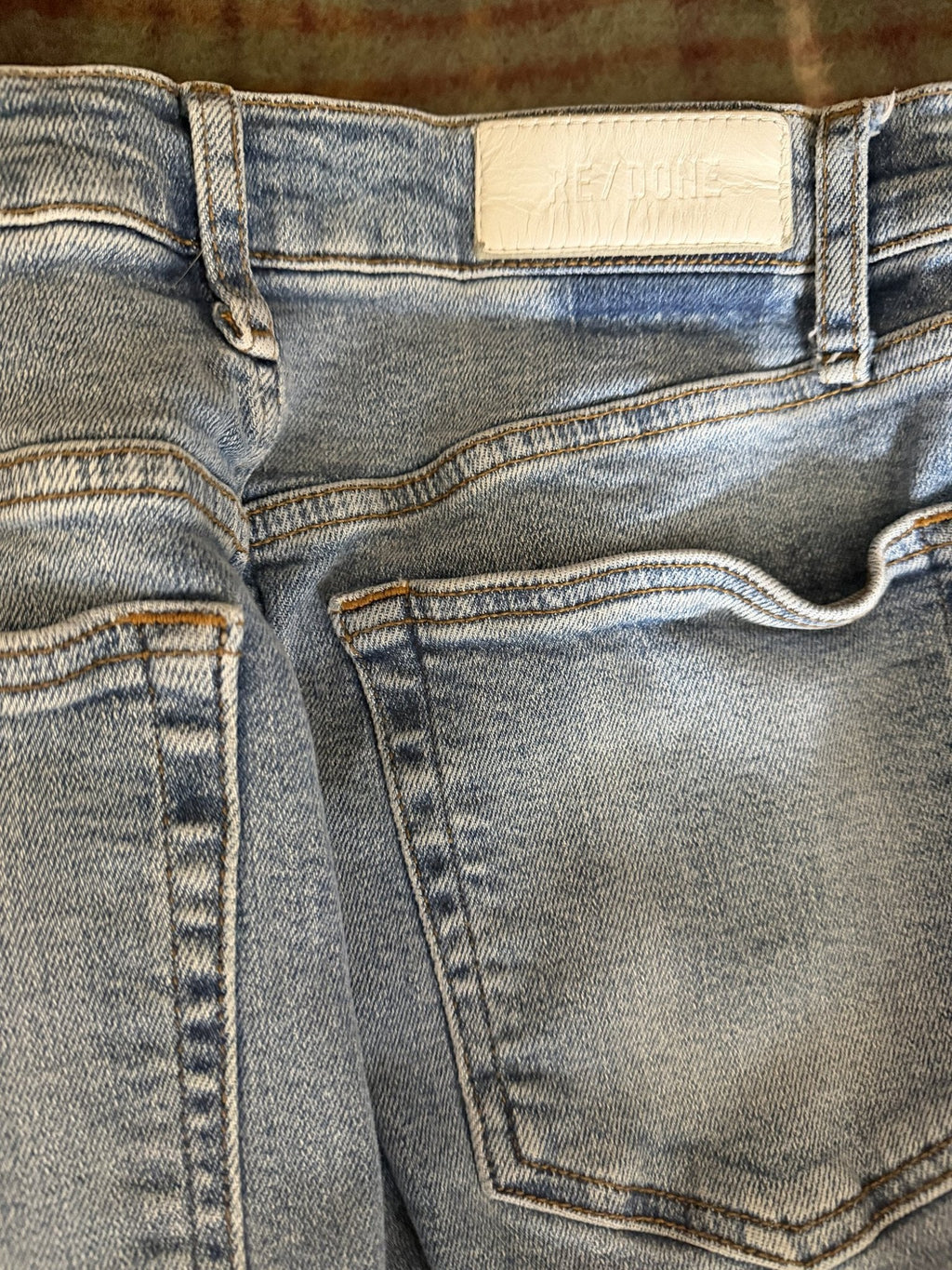 RE/DONE 90s High Rise Loose Jean - care label