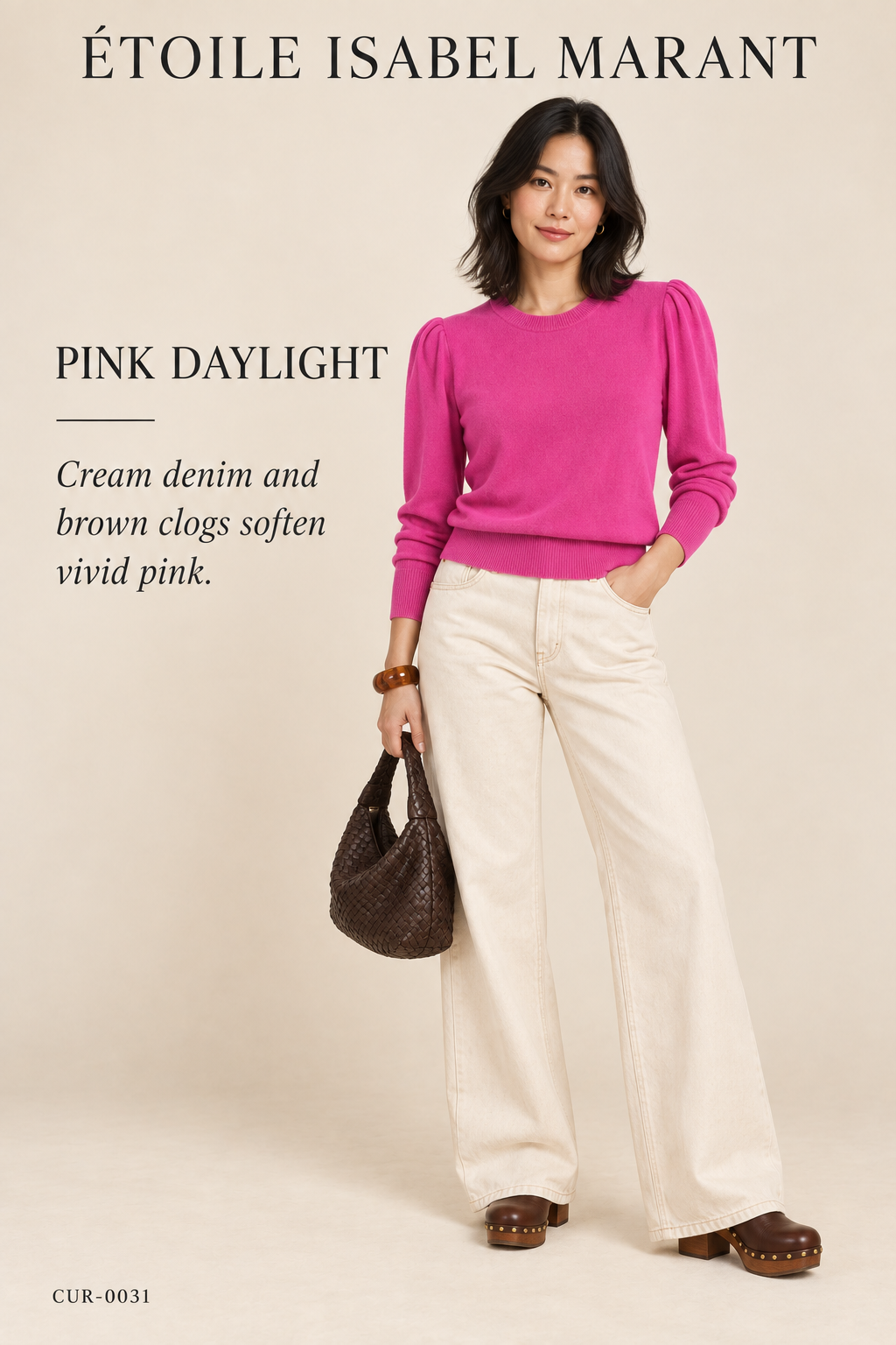 Étoile Isabel Marant Camelia Jumper – Pink — styling illustration