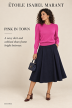 Étoile Isabel Marant Camelia Jumper – Pink — styling illustration