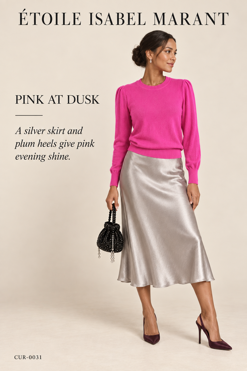 Étoile Isabel Marant Camelia Jumper – Pink — styling illustration