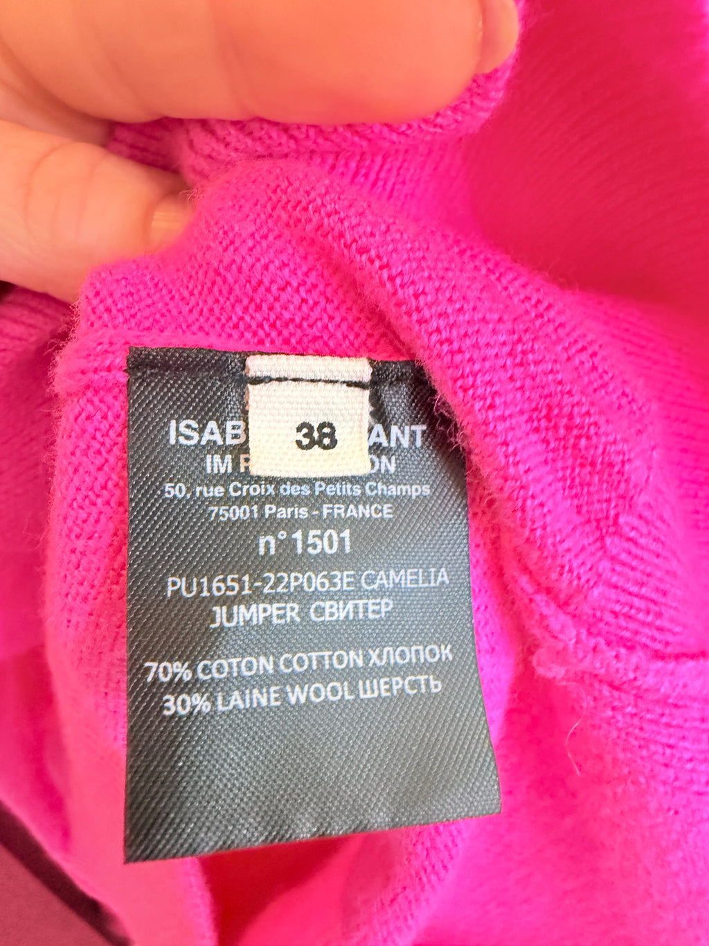 Étoile Isabel Marant Camelia Jumper – Pink — care label