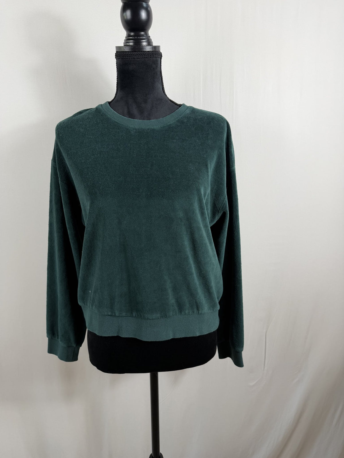 Marine Layer Green Crewneck Sweatshirt – front 2