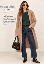 Marine Layer Green Crewneck Sweatshirt – styled editorial look 3
