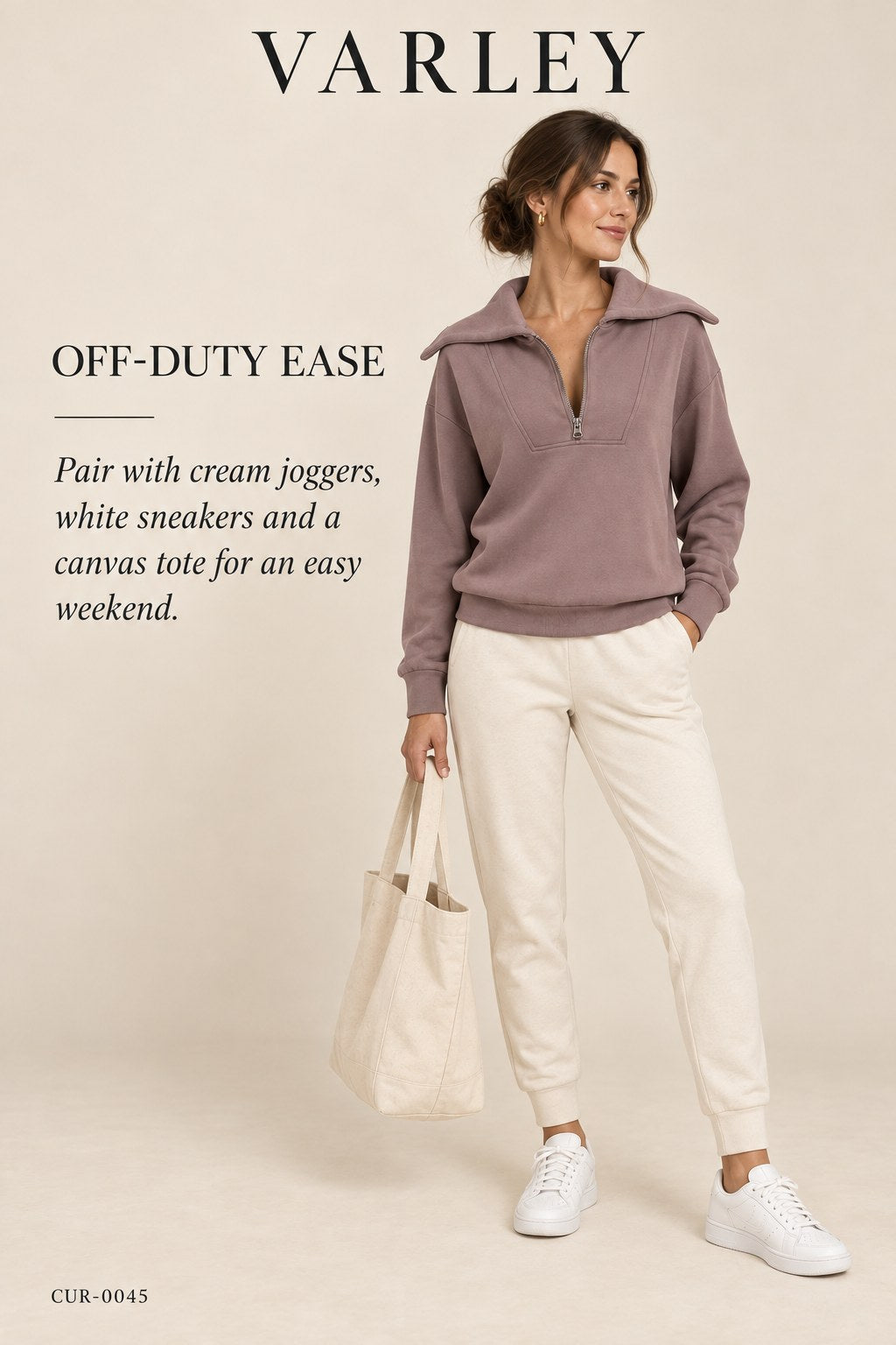 Varley Yates Half-Zip Sweat – DoubleSoft