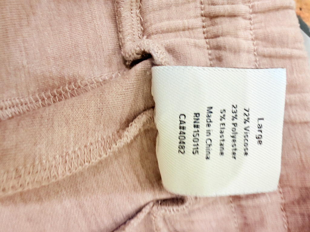 Varley DoubleSoft Slim Cuff Joggers – size label