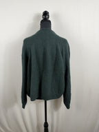 Marine Layer Evelyn Dream Yarn Pullover – Forest Green – back