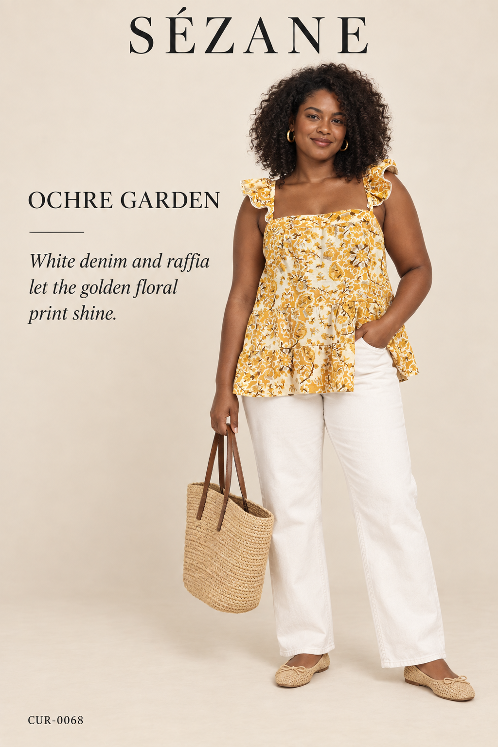 Sézane Cooper Blouse – Alcazar Ocre