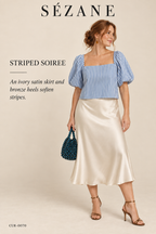 Sézane Lucrecia Blouse — styling illustration