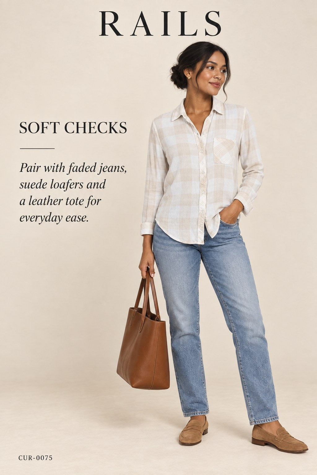 Rails Plaid Check Long-Sleeve Button-Down Shirt