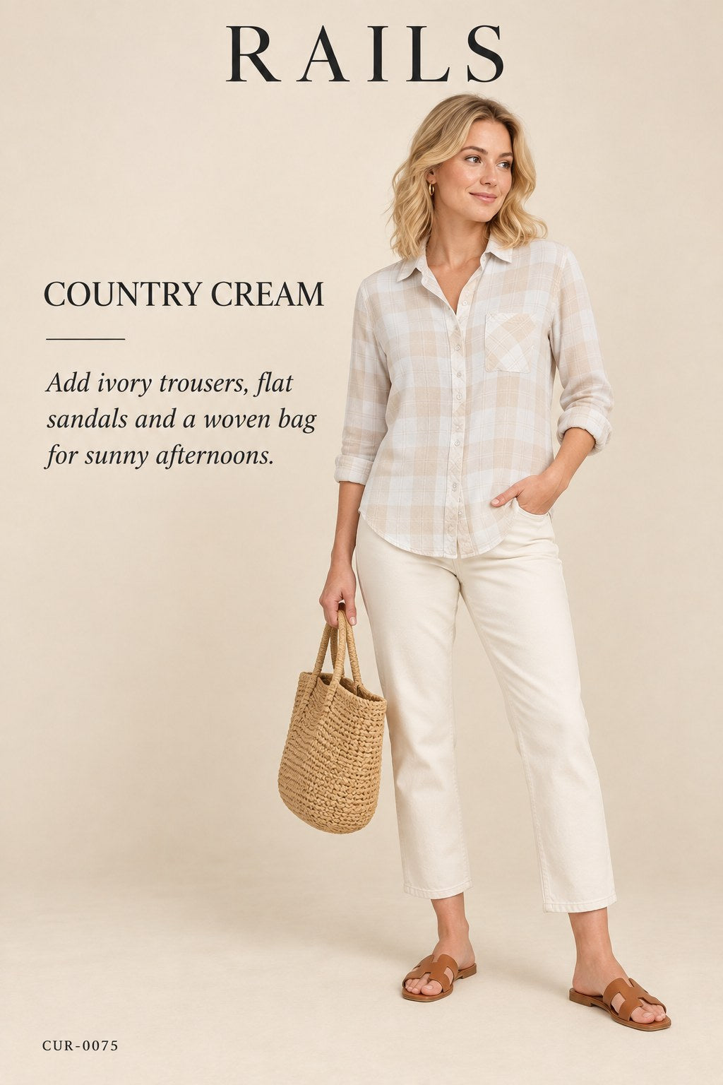 Rails Plaid Check Button-Down – styled: Country Cream