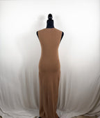 Jenni Kayne Sleeveless Sweater Dress – Camel – back