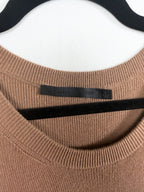Jenni Kayne Sleeveless Sweater Dress – Camel – label