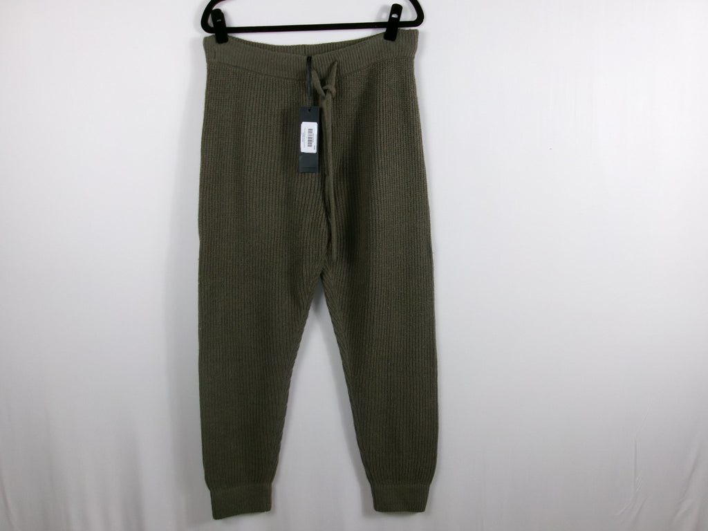 Jenni Kayne Alpaca Fisherman Sweatpant – Olive – front