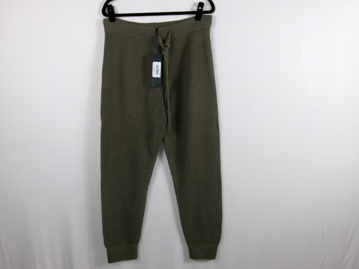 Jenni Kayne Alpaca Fisherman Sweatpant – Olive – front