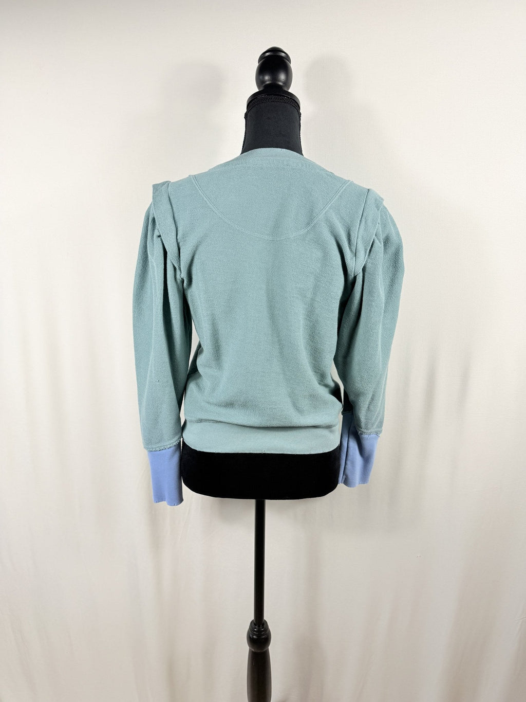 LoveShackFancy Colorblock Cropped Pullover – back