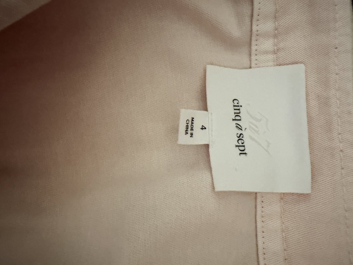 Cinq à Sept Tous Les Jours Anson Wrap Mini Skirt – Blush Pink - care label