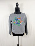 Carven Floral Bouquet Embroidered Sweatshirt – front