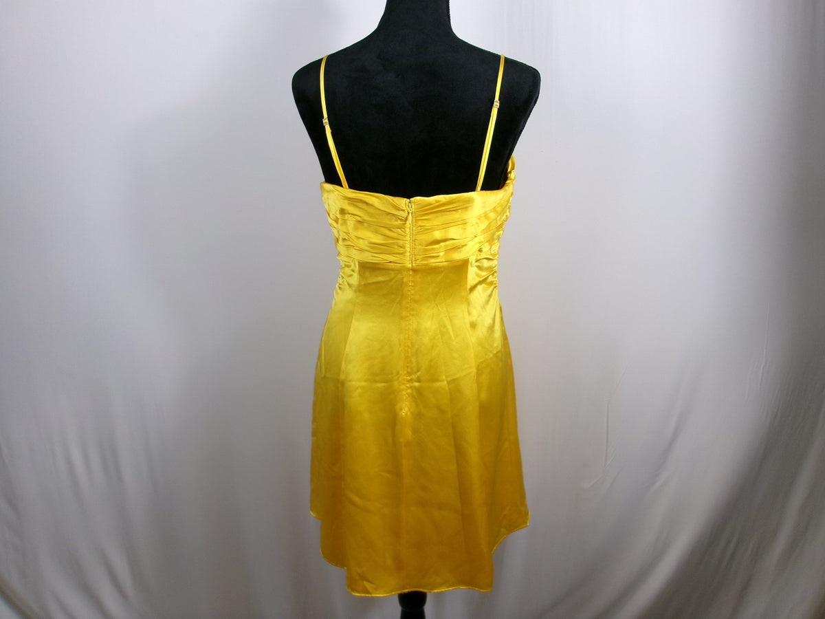 Cinq à Sept Beck Silk Cutout Mini Dress – Dandelion – back