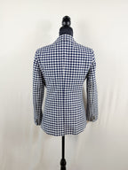 J.Crew Parke Blazer – Navy Gingham – back