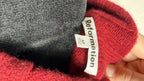 Reformation Merino Wool Mock Neck Sweater – Red – label