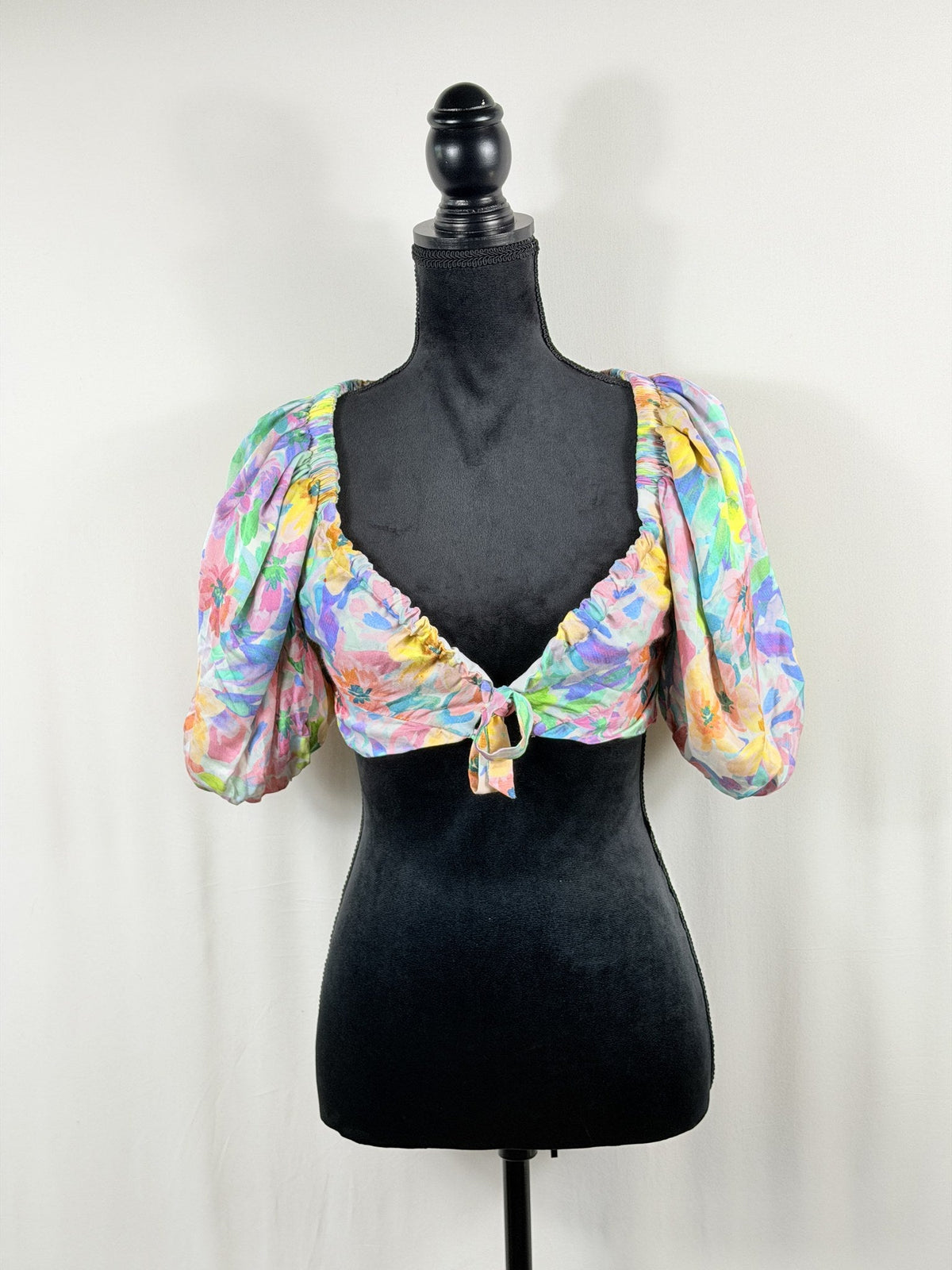 For Love & Lemons Blaire Crop Top – front