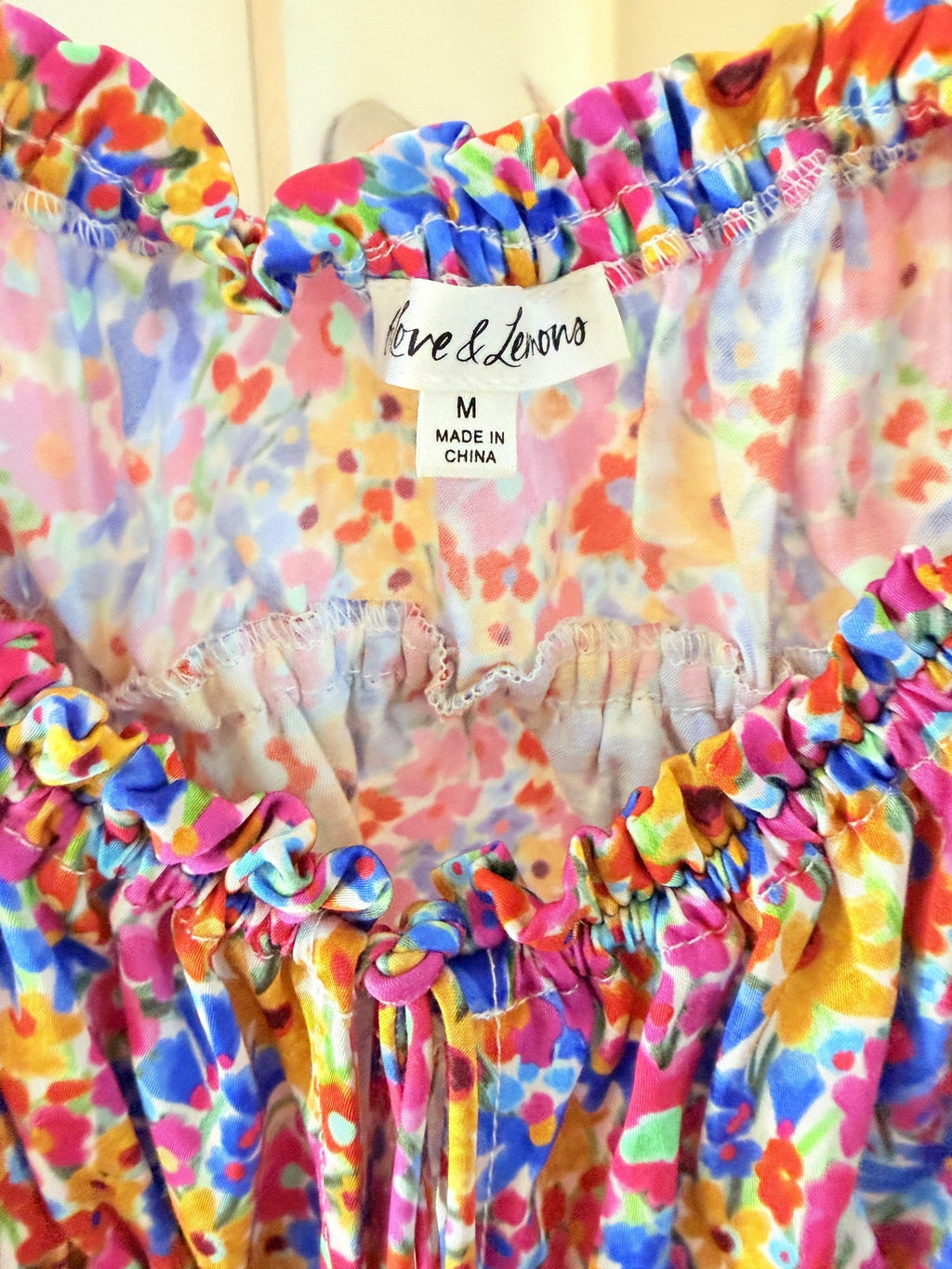 For Love & Lemons Gianna Crop Top – tag