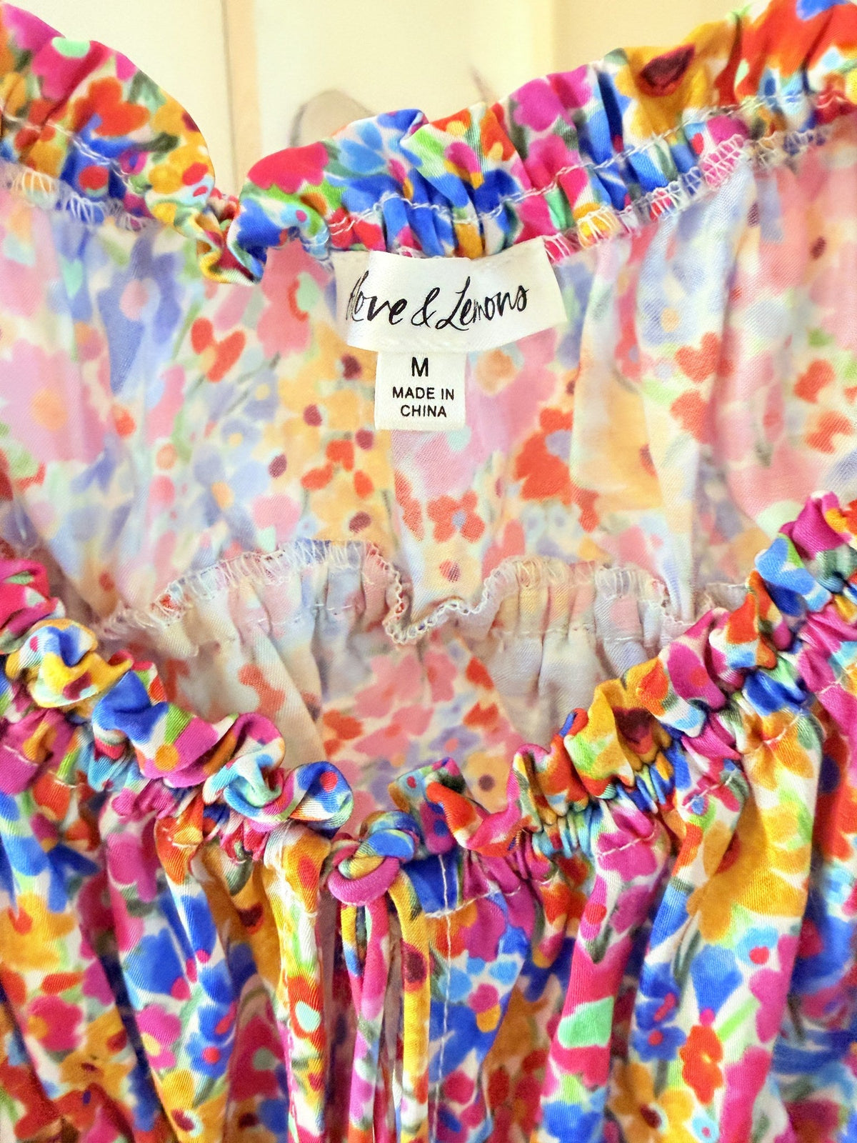 For Love & Lemons Gianna Crop Top – tag