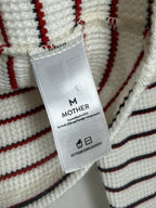 MOTHER The Itty Bitty Pixie Stripe Thermal Henley – care label
