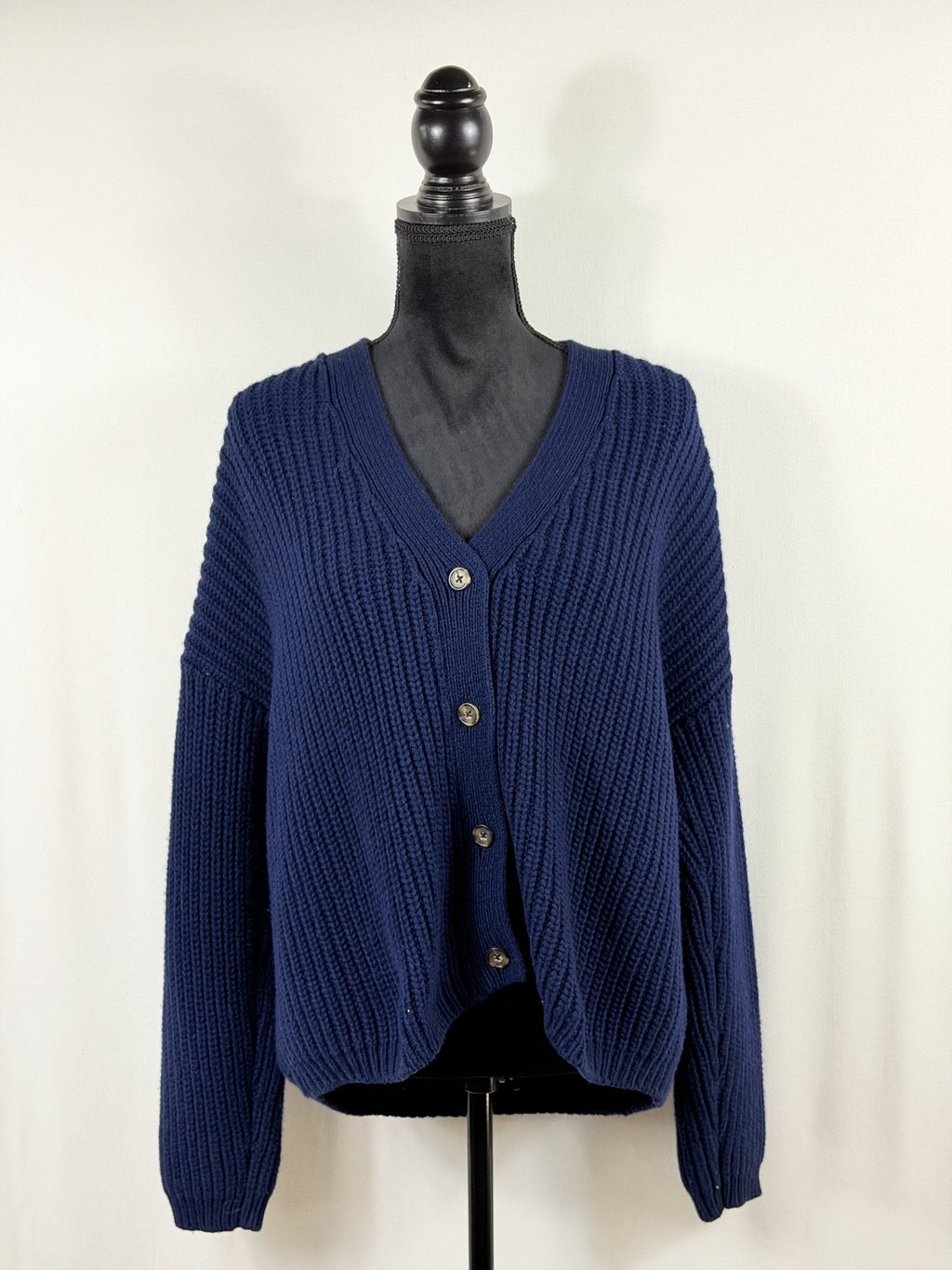 Reformation V-Neck Cardigan – front