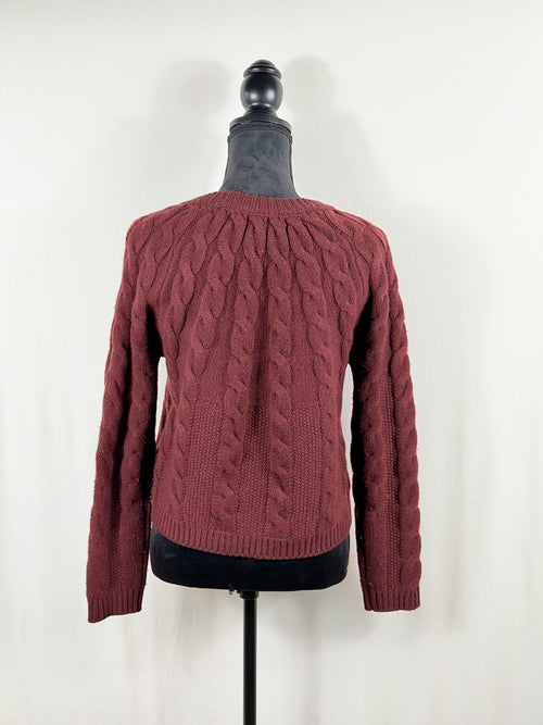 Burberry Brit Cable-Knit Sweater – back
