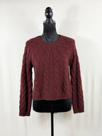Burberry Brit Cable-Knit Sweater – front