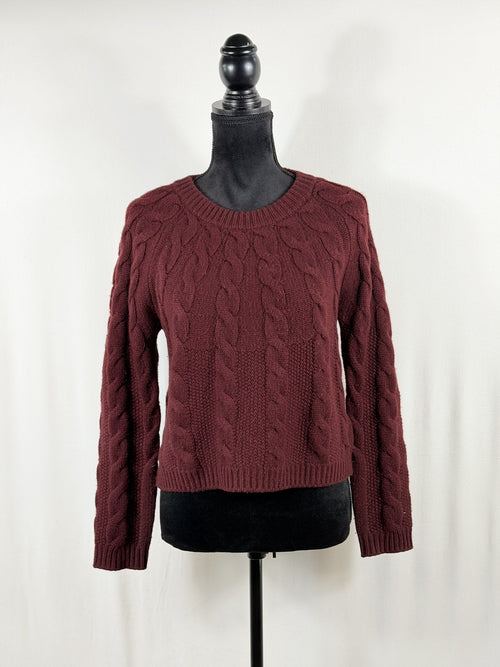Burberry Brit Cable-Knit Sweater – front