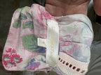 LoveShackFancy Floral Tie-Back Blouse – Pink Multi – label