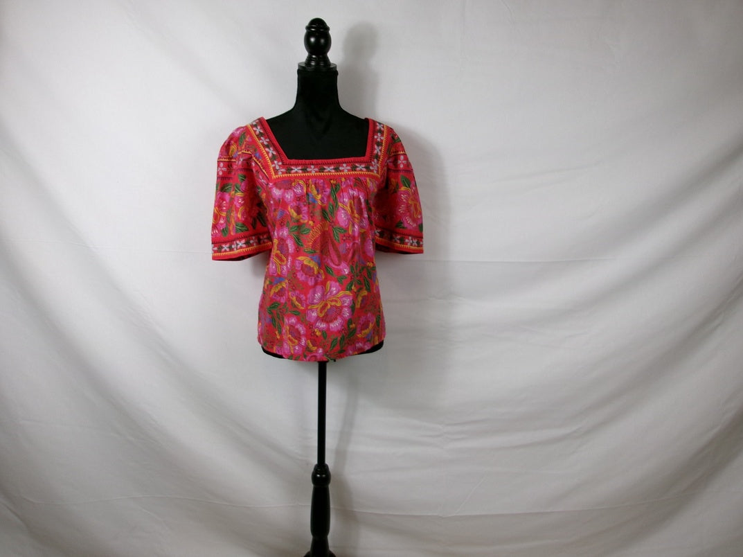 Sézane x FARM Rio Candice Blouse — Floral Bela – back