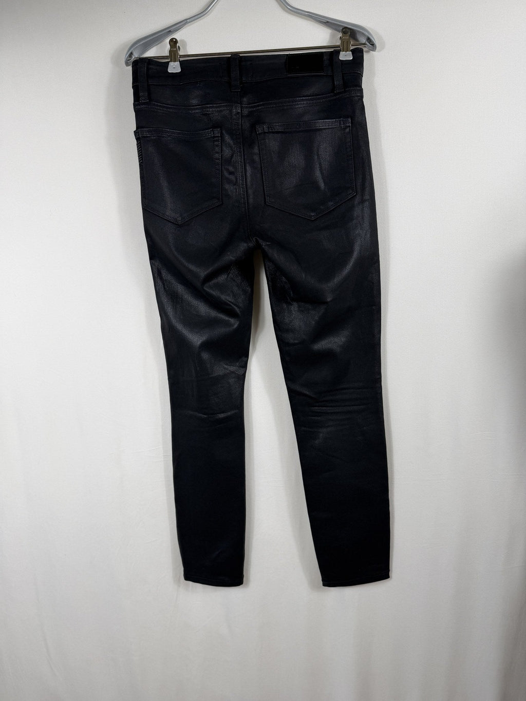 PAIGE High Rise Muse Coated Jeans – back