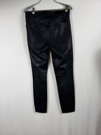 PAIGE High Rise Muse Coated Jeans – back