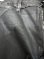 PAIGE High Rise Muse Coated Jeans – coating detail