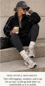 Free People Mountain High Half-Zip Fleece – styled editorial look 1