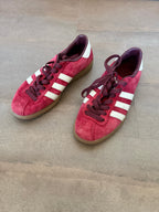 adidas Bermuda Suede Sneakers – Wine Red / White
