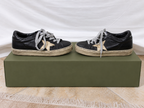 Hi Star Black Leather Sneakers with Gold Star – product
