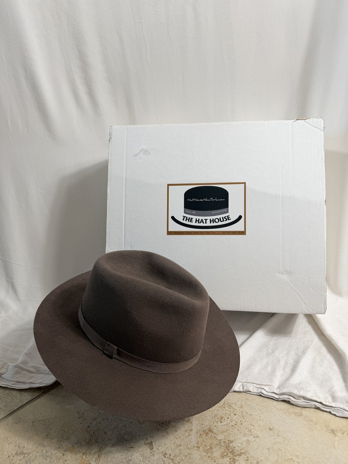 The Hat House Brown Wool Hat - front