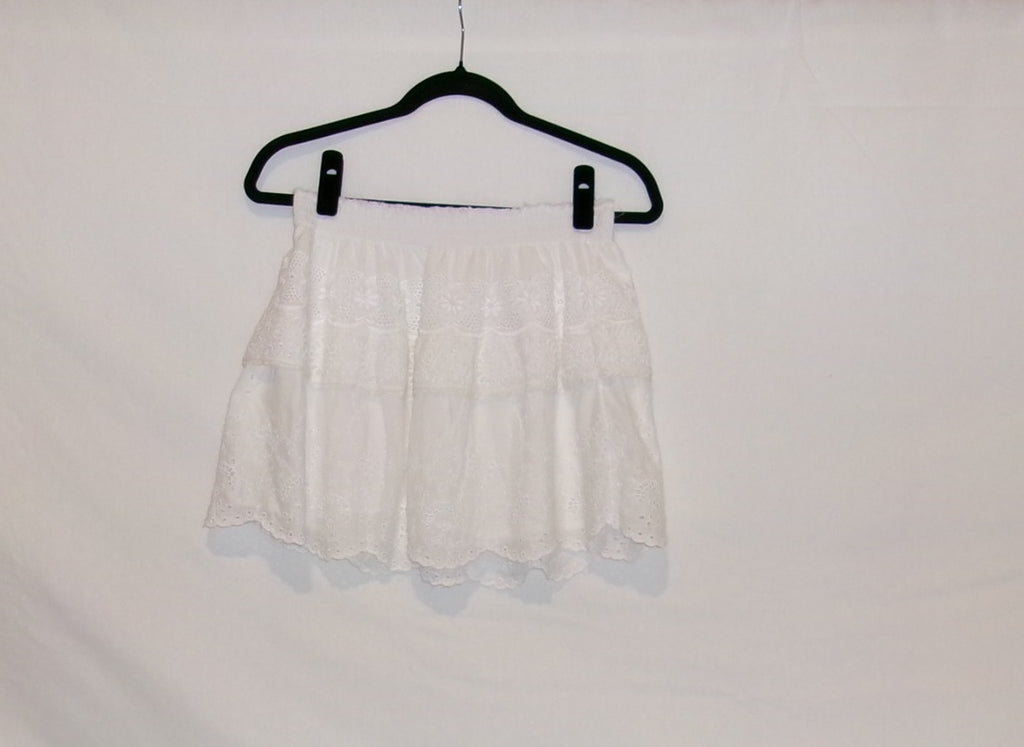 LoveShackFancy Charmaine Skirt – Antique White – back
