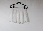 LoveShackFancy Charmaine Skirt – Antique White – front