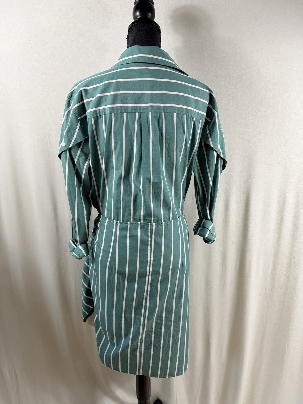 Derek Lam 10 Crosby Charlotte Tie Waist Shirt Dress - back
