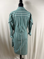 Derek Lam 10 Crosby Charlotte Tie Waist Shirt Dress - back