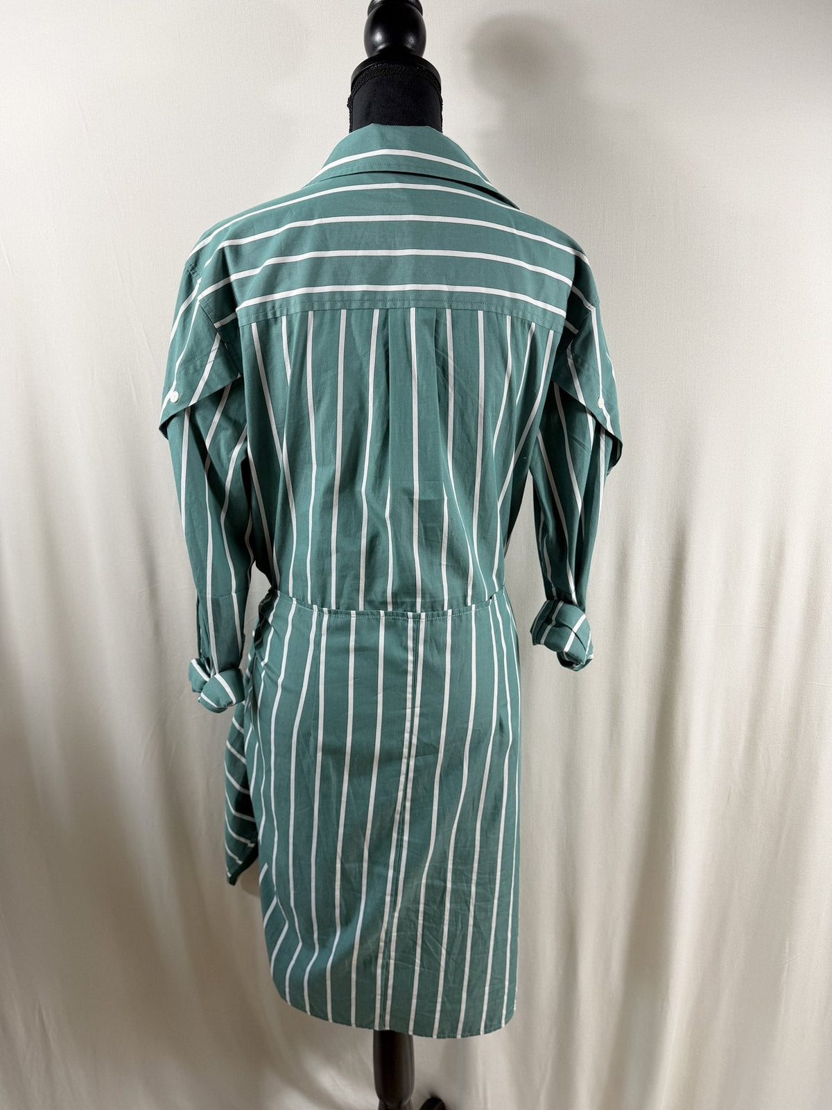 Derek Lam 10 Crosby Charlotte Tie Waist Shirt Dress - back